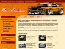 Tablet Screenshot of do-car.cz